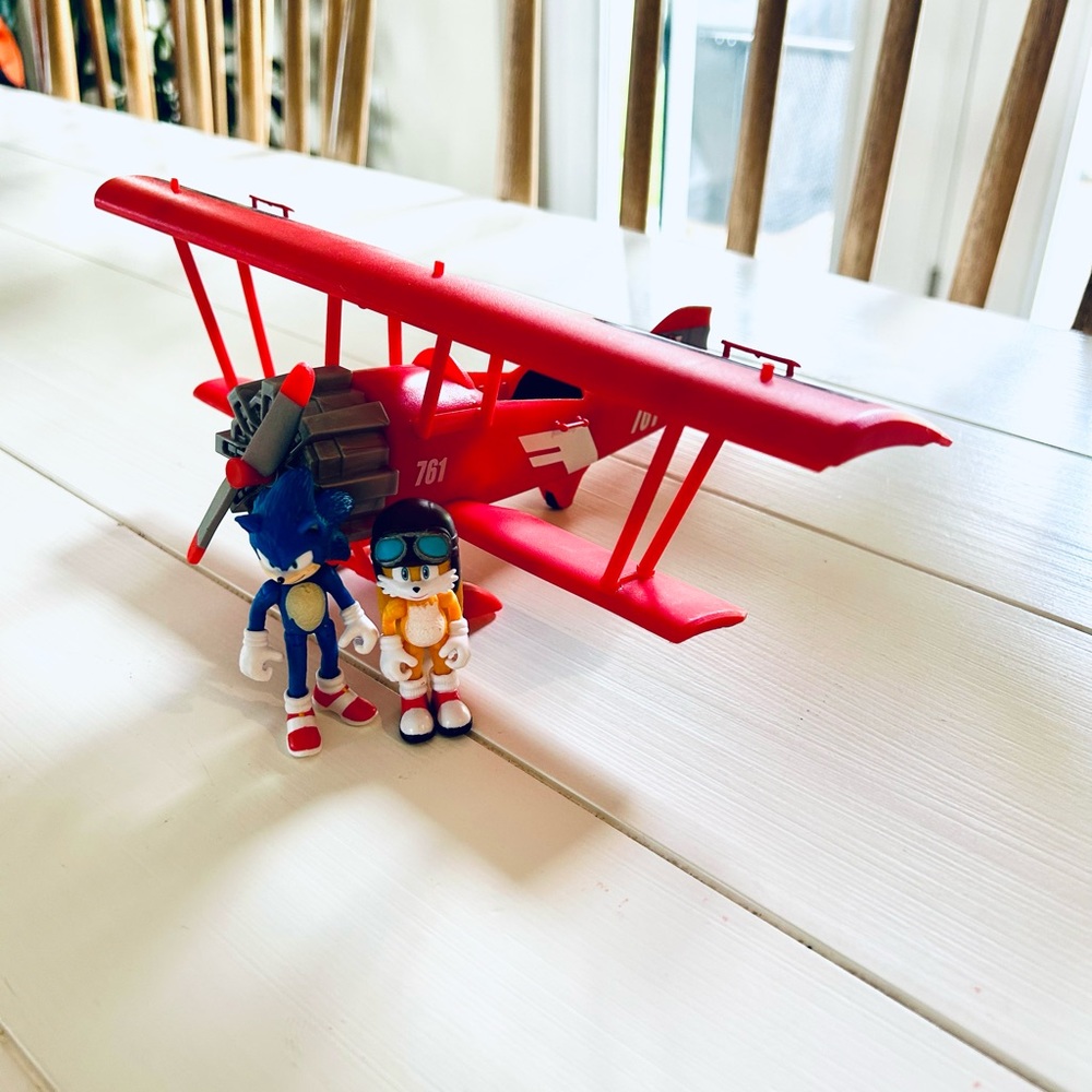 Sonic Airplane Playset with Figures